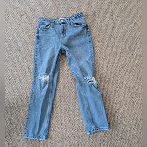 Zara Distressed Jeans Size 8